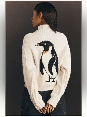 Anthropologie pilcro collared cable knit sweater size large nwot
